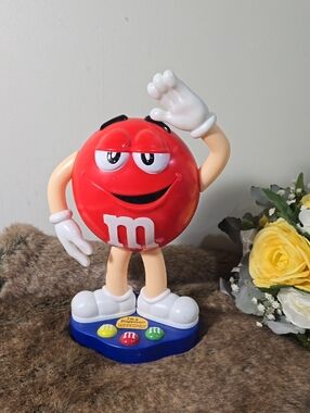 M&M'S Red Character Dispenser with White Accents